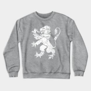 White Lion Rampant Crewneck Sweatshirt